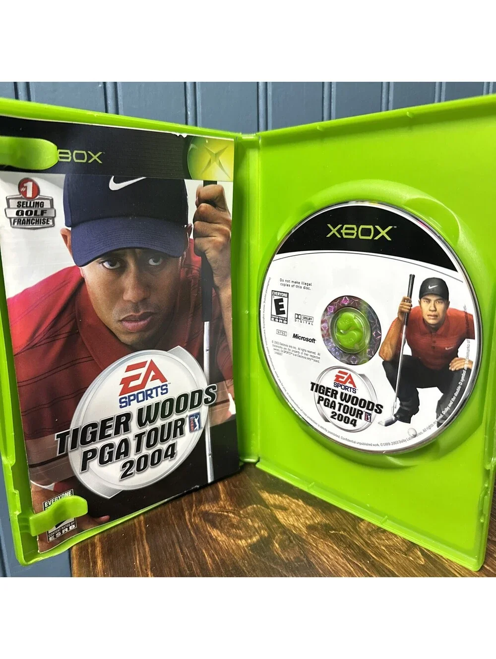Tiger Woods PGA Tour 2004 EA Sports Xbox Complete CIB Tested Working